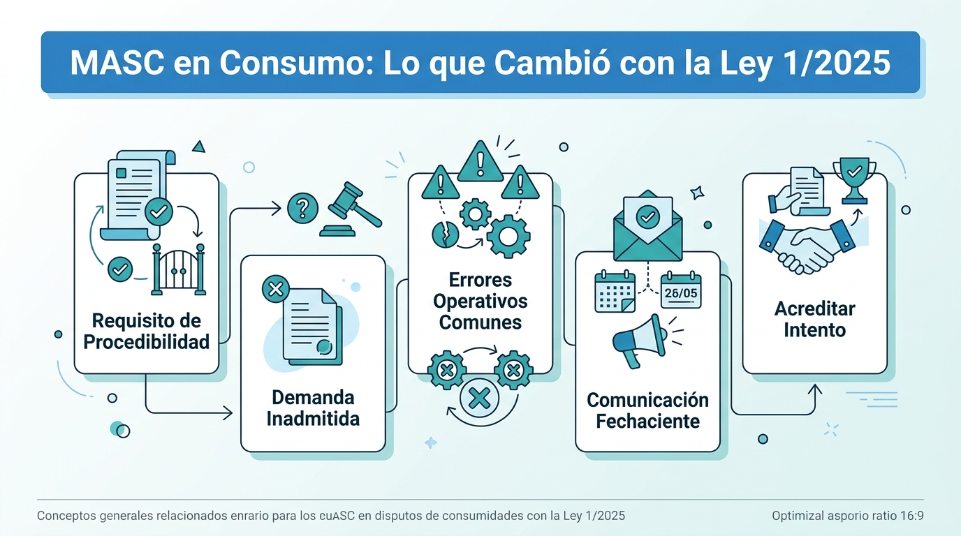 MASC en Consumo: Lo que Cambió con la Ley 1/2025
