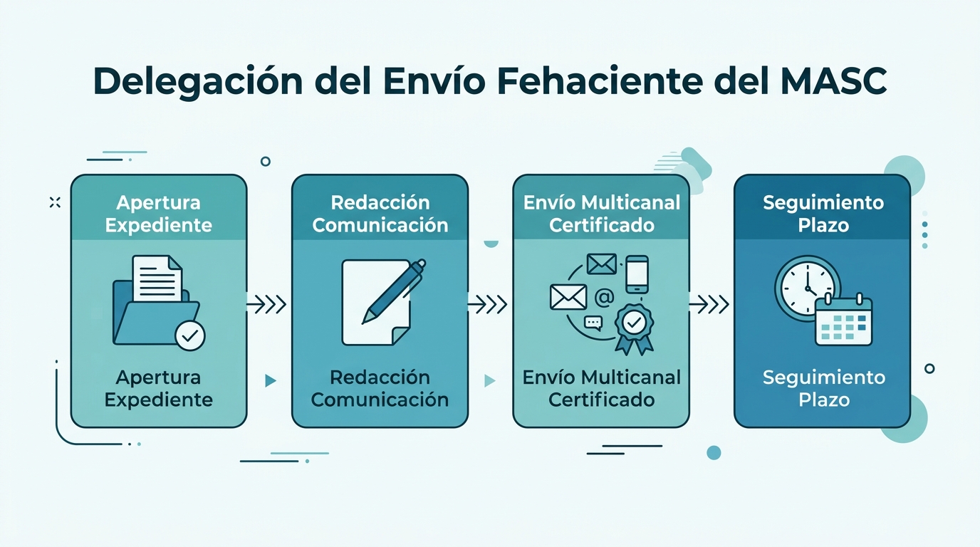 Delegación del Envío Fehaciente del MASC