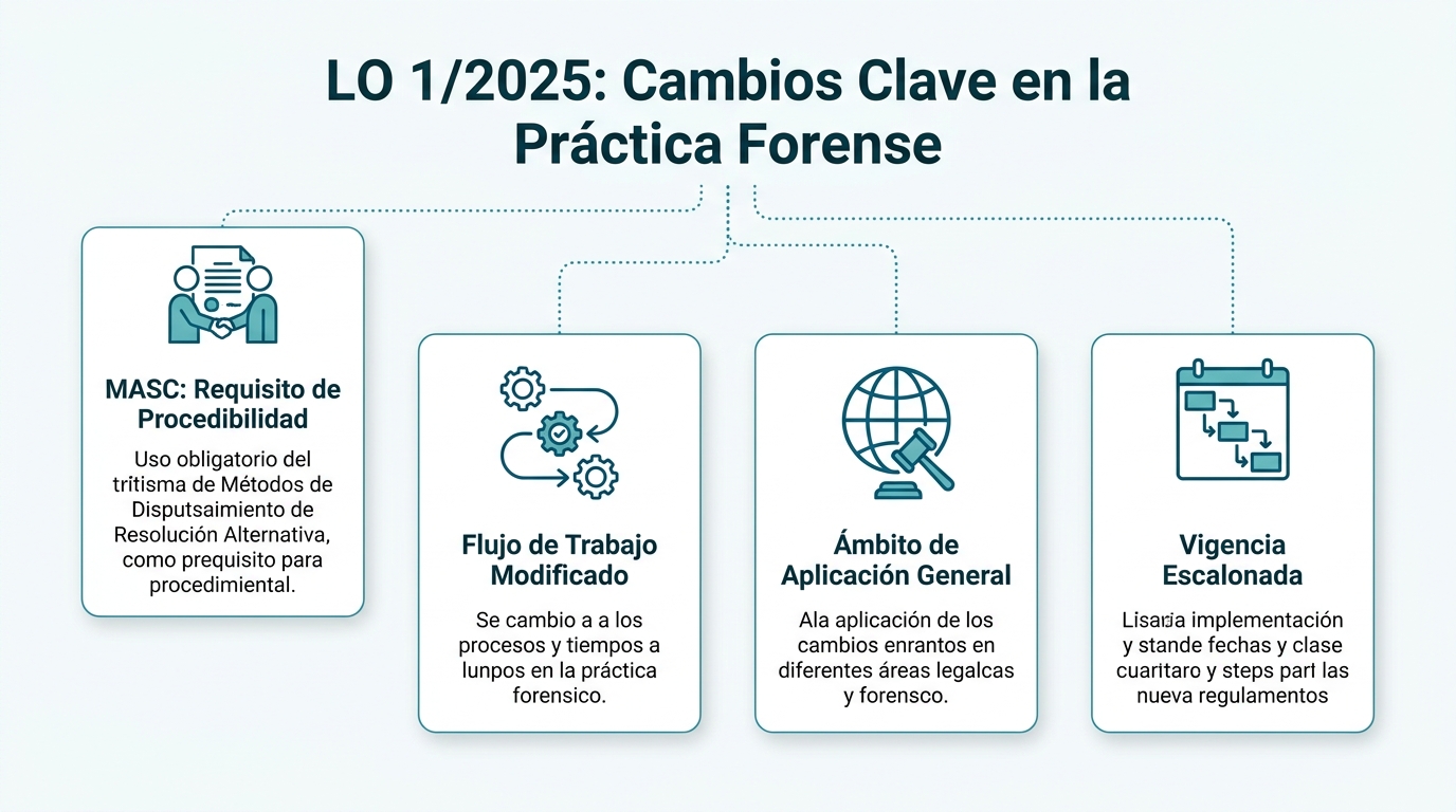 LO 1/2025: Cambios Clave en la Práctica Forense