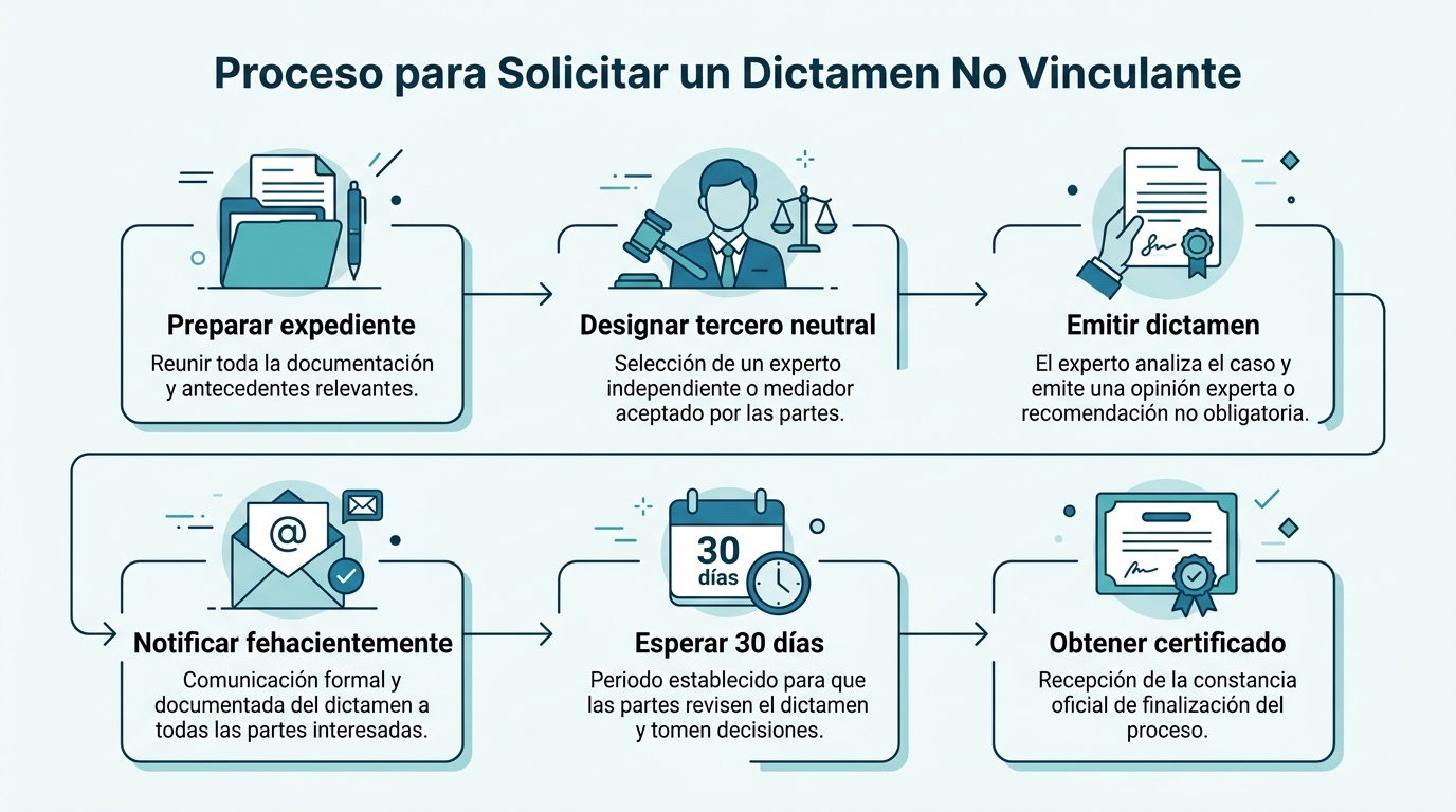 Proceso para Solicitar un Dictamen No Vinculante