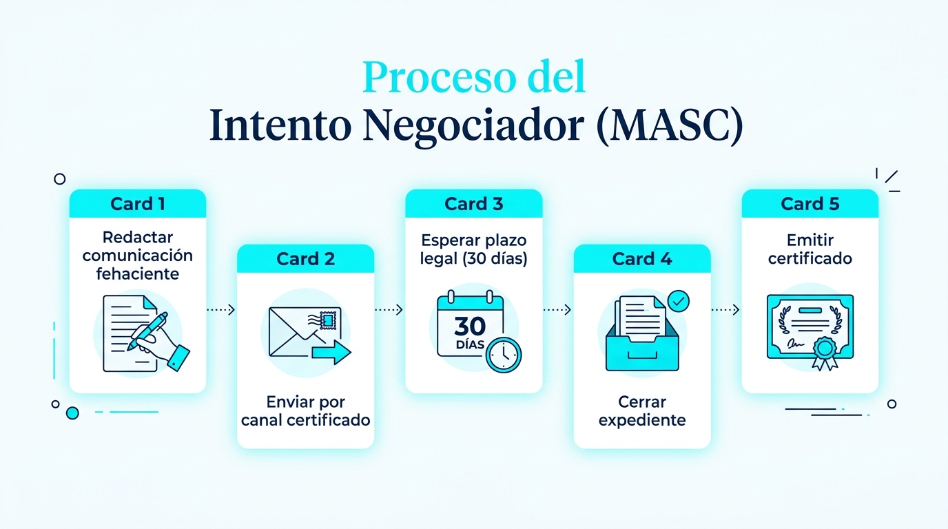 Proceso del Intento Negociador (MASC)