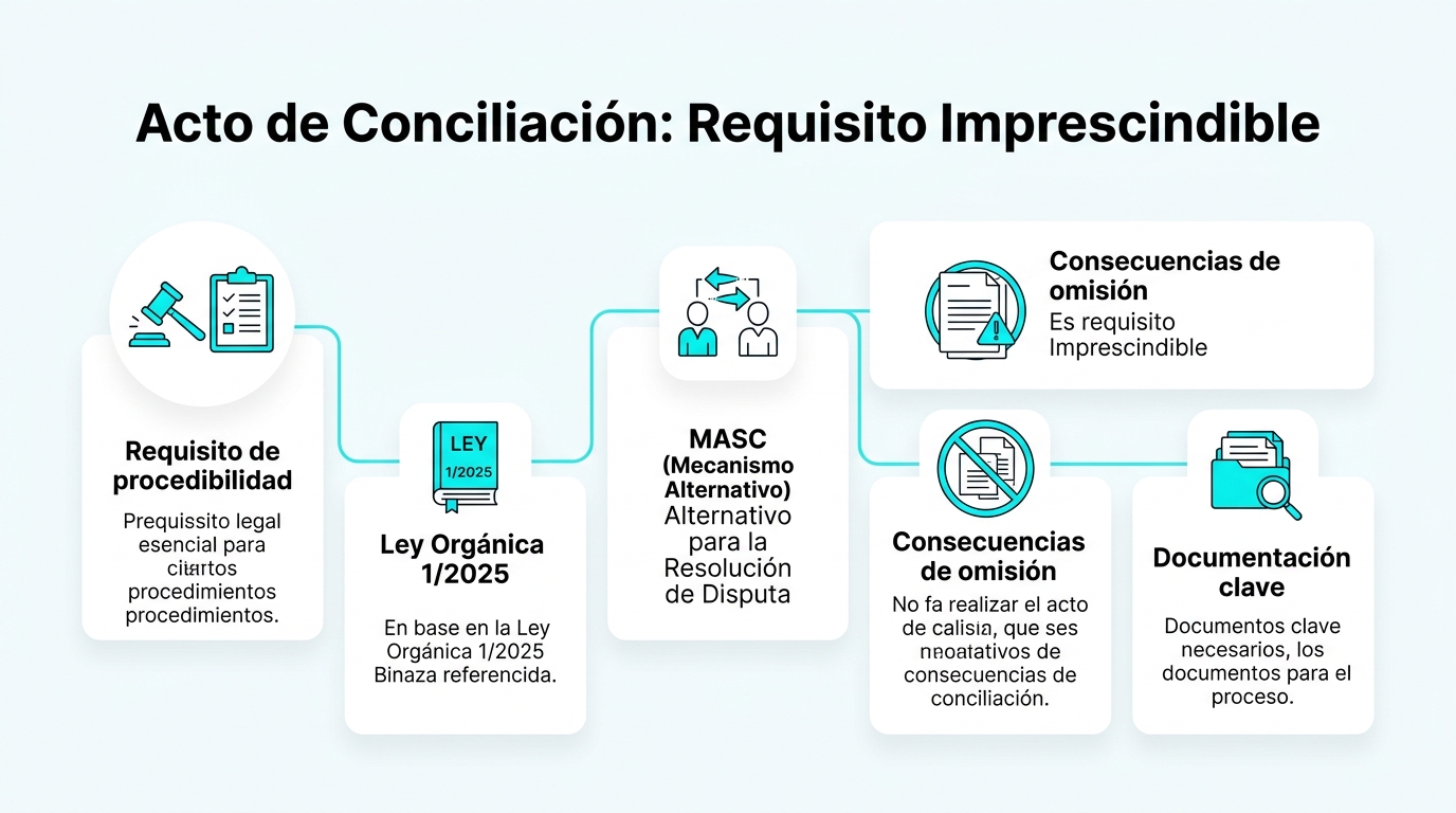 Acto de Conciliación: Requisito Imprescindible