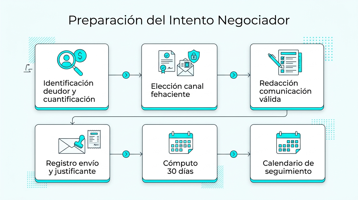 Preparación del Intento Negociador