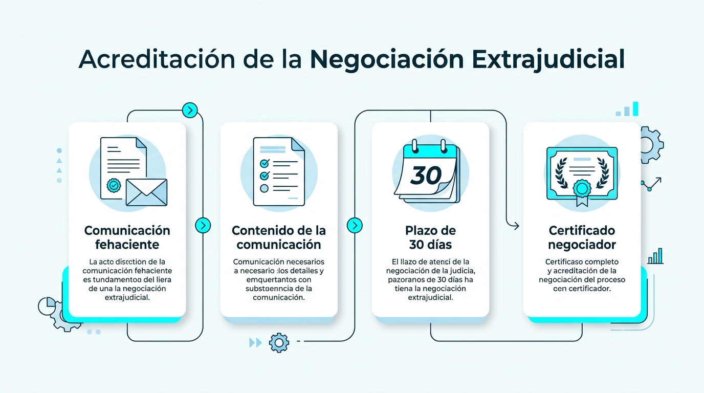 Acreditación de la Negociación Extrajudicial