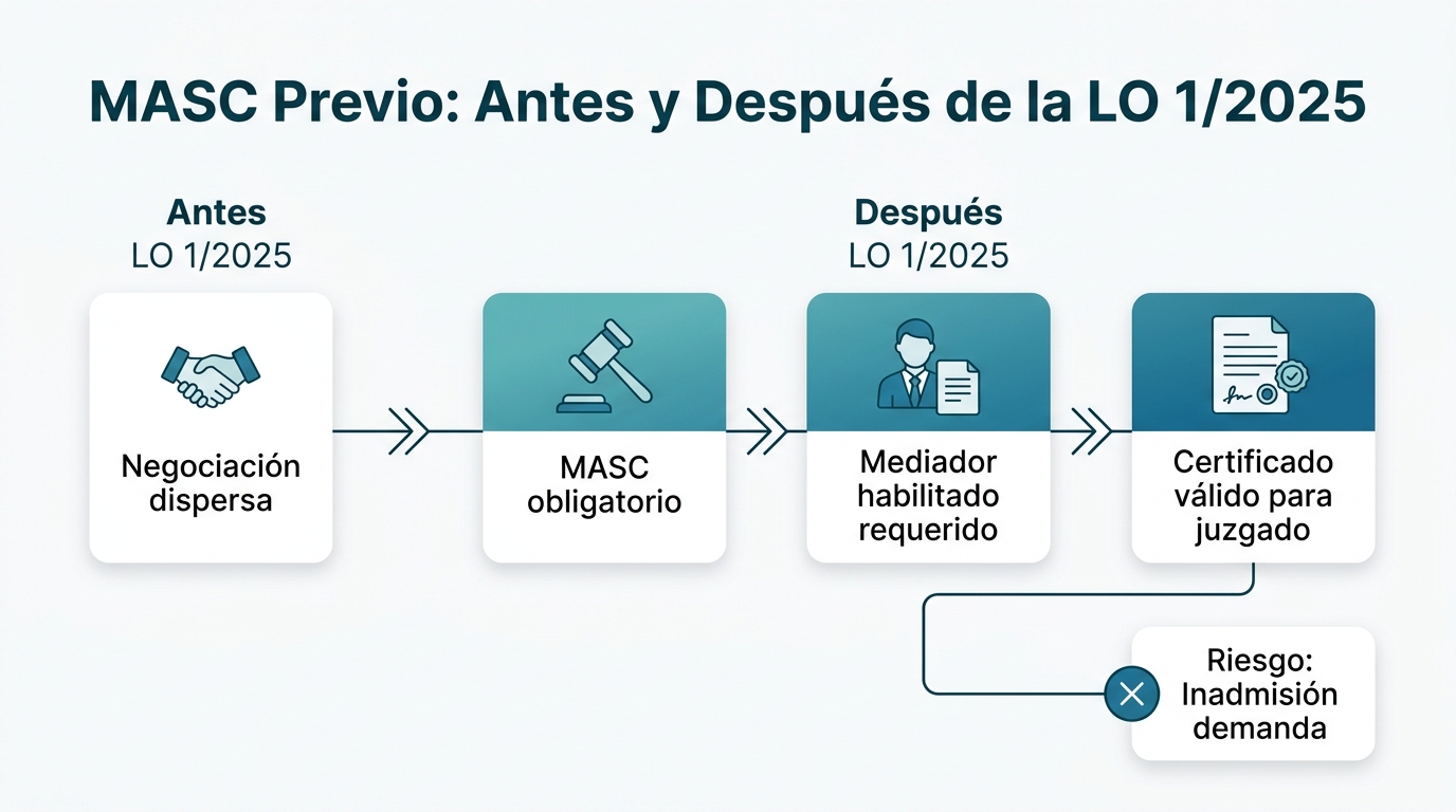 MASC Previo: Antes y Después de la LO 1/2025